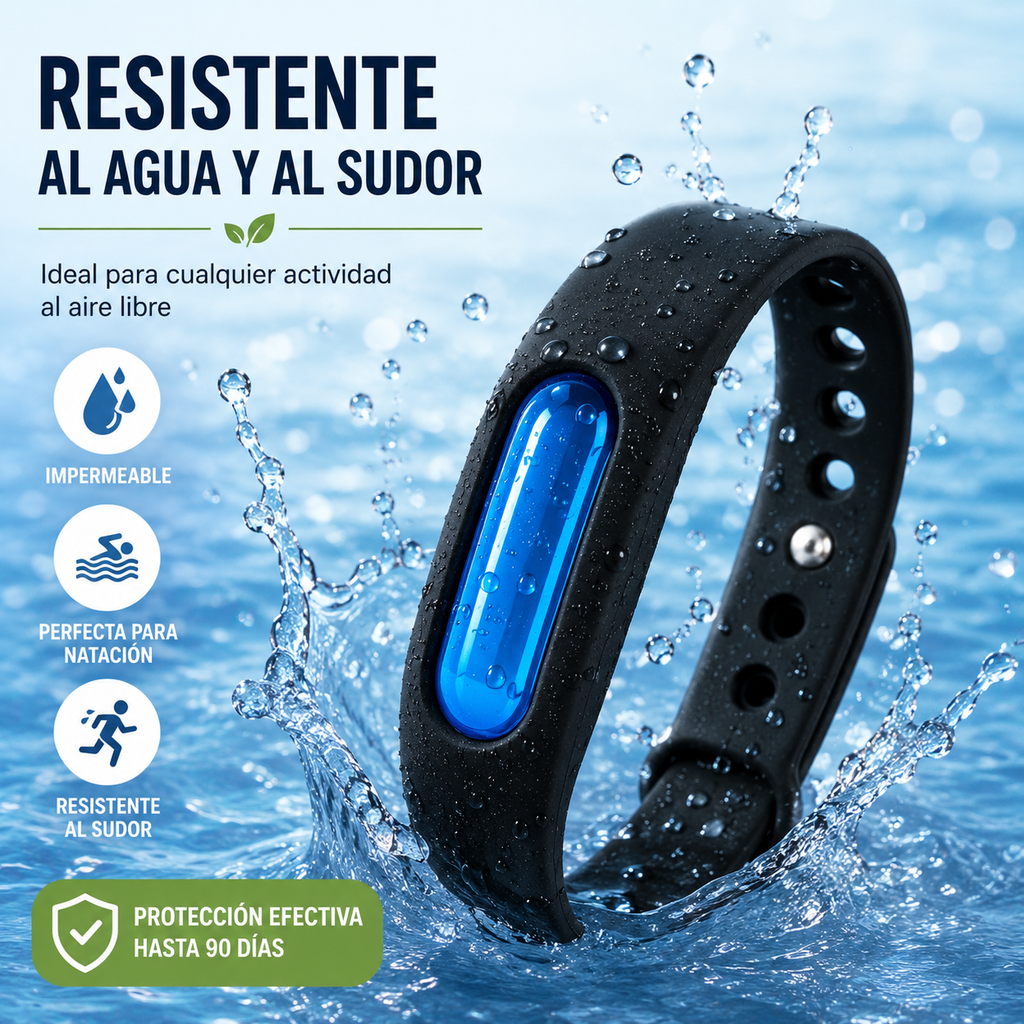 🦟 Pulsera Antimosquitos Natural NiUnaPicadura®